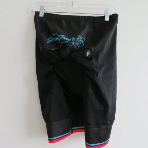 SAFETTI Black Biking Cycling Padded Shorts Gran Fondo Whistler - Men's Size XL - Picture 11 of 16